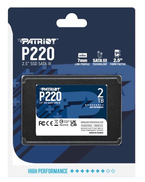 Patriot Memory P220 2TB SSDs Interne