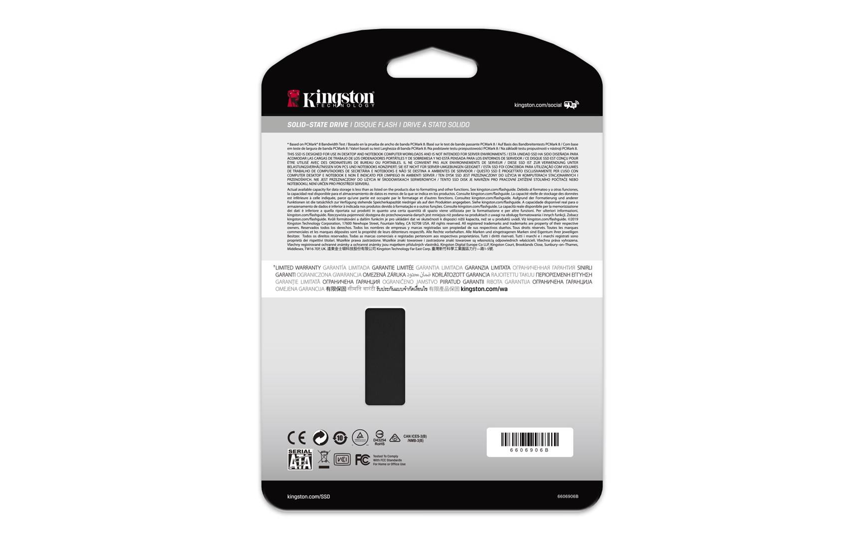 Kingston KC600 - SSD - verschlüsselt - 512 GB - intern - 2.5" (6.4 cm)