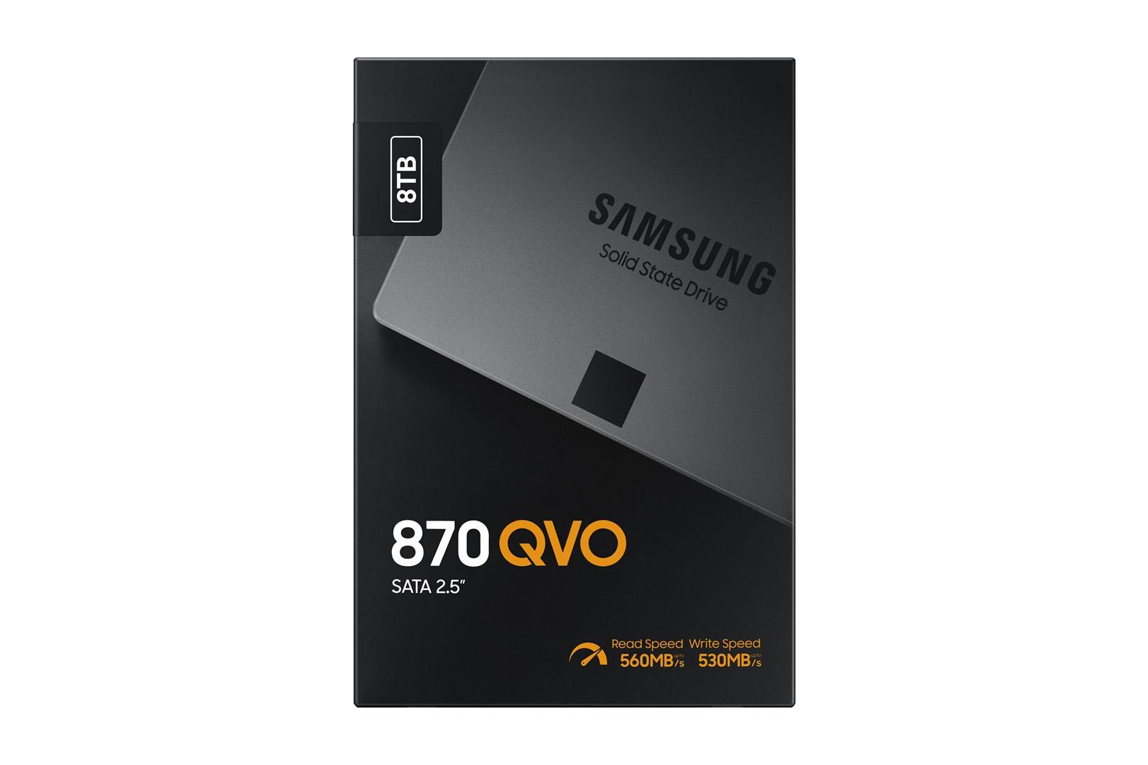 Samsung 870 QVO 8 TB Interne SATA SSD 6.35 cm (2.5 Zoll) SATA 6 Gb/s Retail MZ-77Q8T0BW