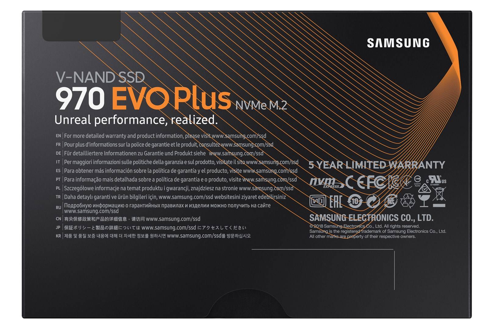 Samsung 970 EVO Plus 1 TB Interne M.2 PCIe NVMe SSD 2280 M.2 NVMe PCIe 3.0 x4 Retail MZ-V7S1T0BW