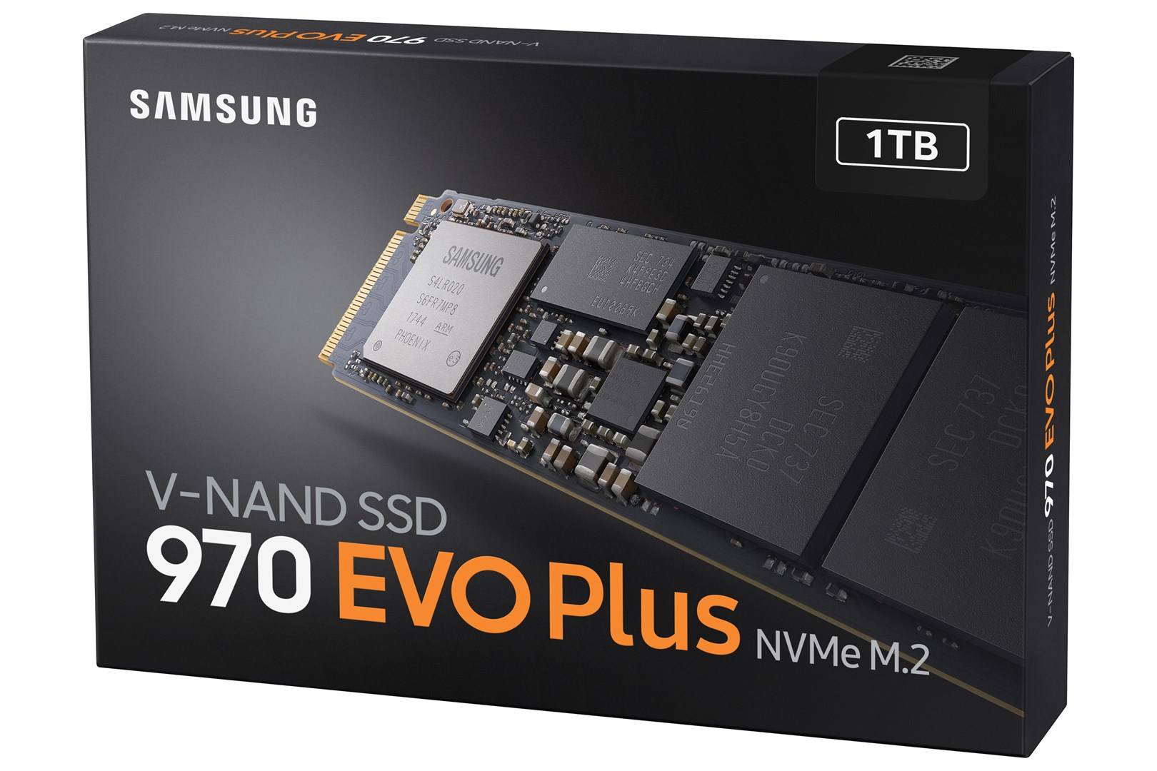 Samsung 970 EVO Plus 1 TB Interne M.2 PCIe NVMe SSD 2280 M.2 NVMe PCIe 3.0 x4 Retail MZ-V7S1T0BW