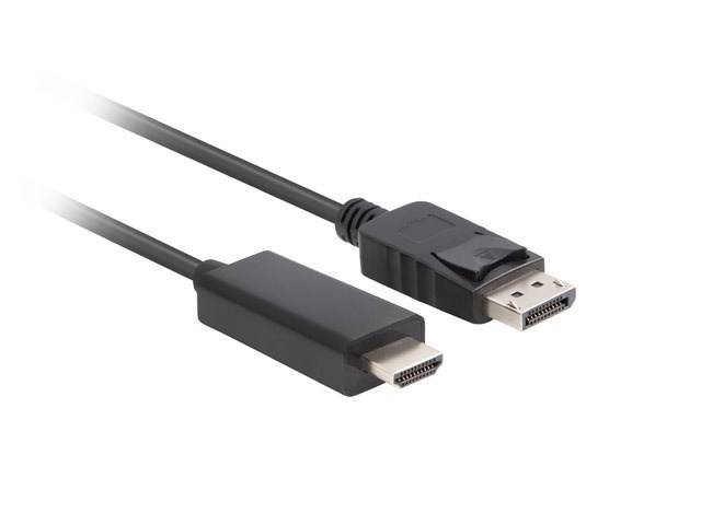 Lanberg CA-DPHD-11CC-0018-BK - DisplayPort - HDMI - 1,8 m - Schwarz