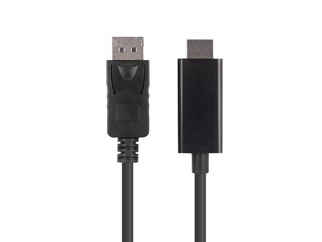 Lanberg Videoadapterkabel DisplayPort / HDMI 1.8m Sortto HDMI - 30 AWG - Black