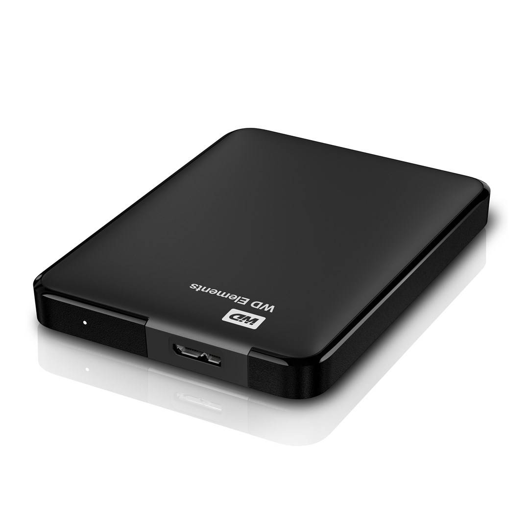 WD Elements 2 TB Externe Festplatte 6.35 cm (2.5 Zoll) USB 3.2 Gen 1 (USB 3.0) Schwarz WDBU6Y0020BBK-WESN
