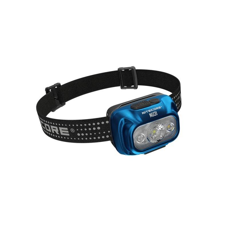 Nitecore NU31 LED-Stirnlampe 550 Lumen - Blau/Schwarz