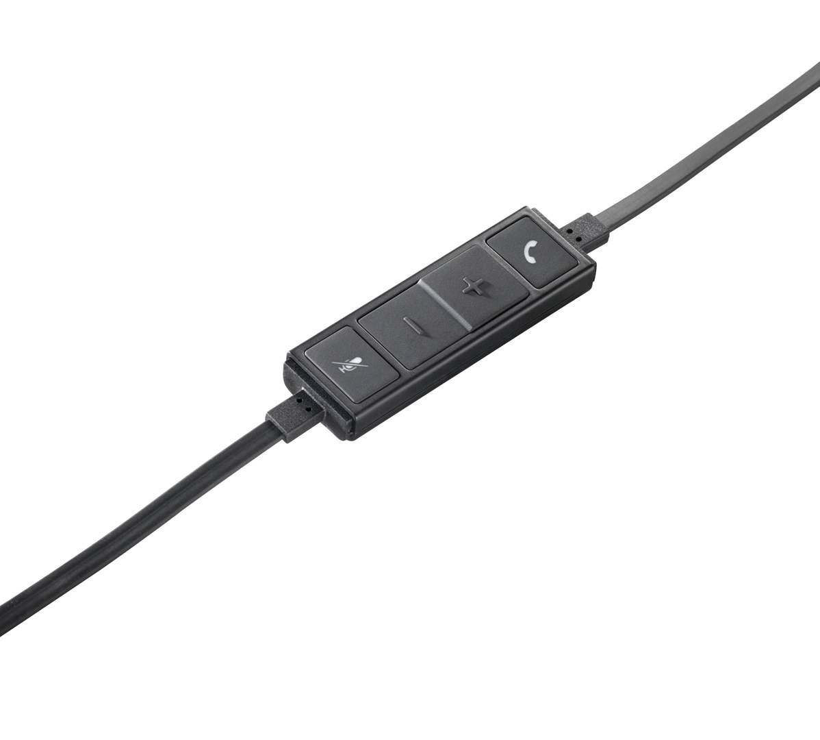 Logitech H650e USB Headset, Kabelgebundenes PC Headset, Stereo
