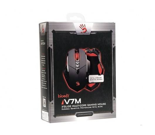 A4tech Bloody V7m - V-Track - USB Typ-A - 3200 DPI - Schwarz