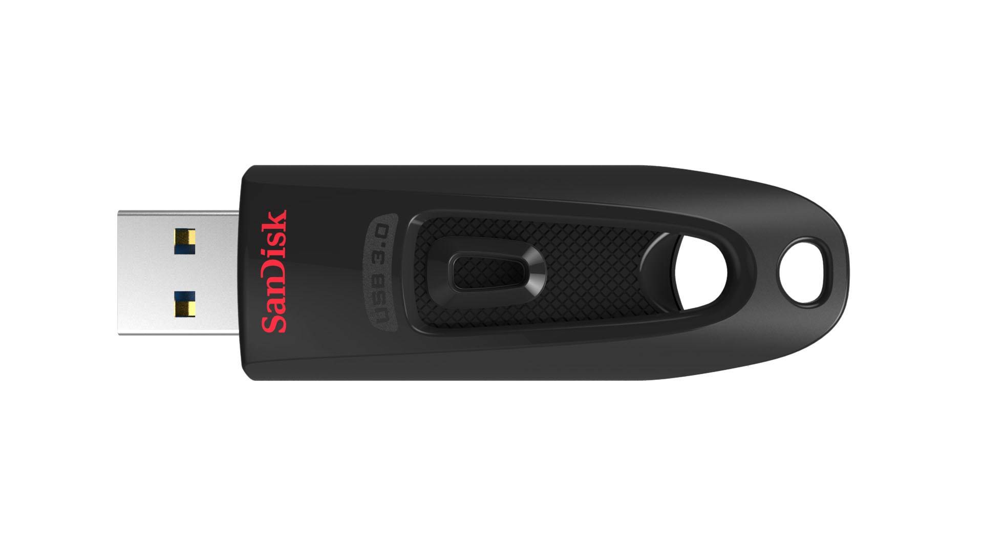 SanDisk Ultra® USB 3.0 USB-Stick 128 GB Schwarz SDCZ48-128G-U46 USB 3.2 Gen 1 (USB 3.0)