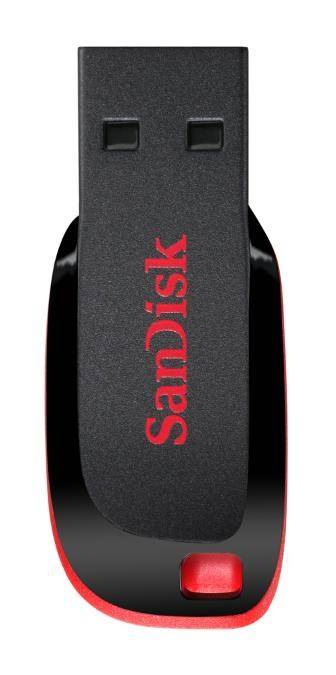 SanDisk Cruzer® Blade™ USB-Stick 128 GB Schwarz SDCZ50-128G-B35 USB 2.0