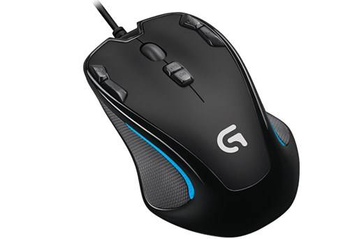 Logitech Gaming G300s Gaming-Maus USB Optisch Schwarz 9 Tasten 2500 dpi Integrierter Profilspeicher