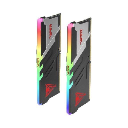Patriot DIMM 32 GB 6400 (2x 16 GB) Dual-Kit (schwarz, PVVR532G640C32K, Viper Venom RGB, INTEL XMP)