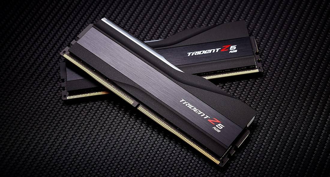 G.Skill Trident Z5 RGB PC-Arbeitsspeicher Kit DDR5 32 GB 2 x 16 GB 6400 MHz 288pin DIMM F5-6400J3239G16GX2-TZ5RK