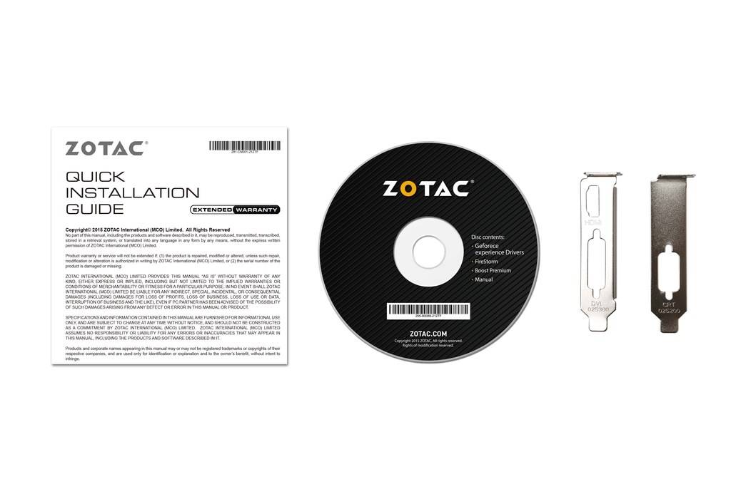 Zotac Grafikkarte GT710 2 GB PCIe 2.0 x2