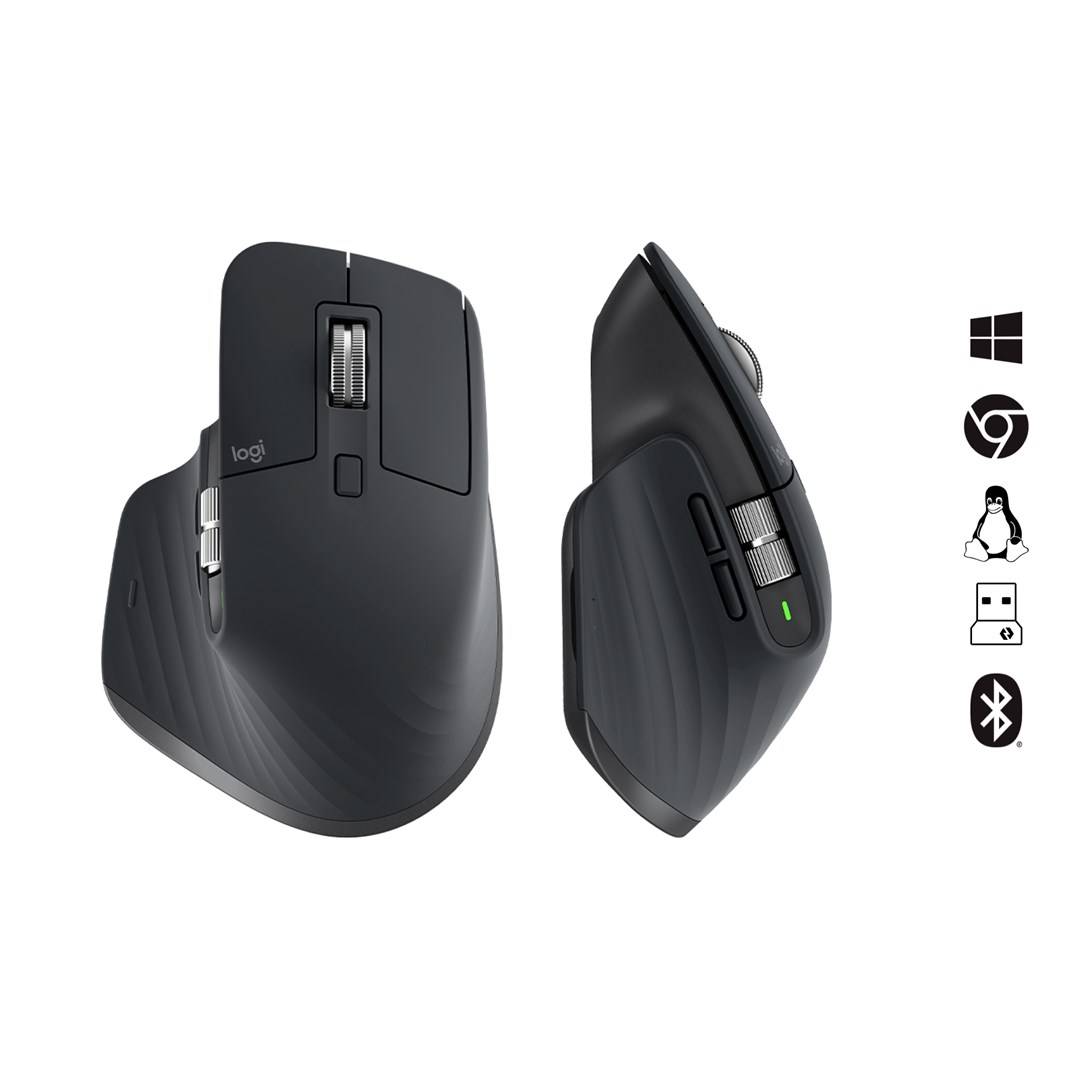 Logitech Master Series MX Master 3S - Maus - ergonomisch