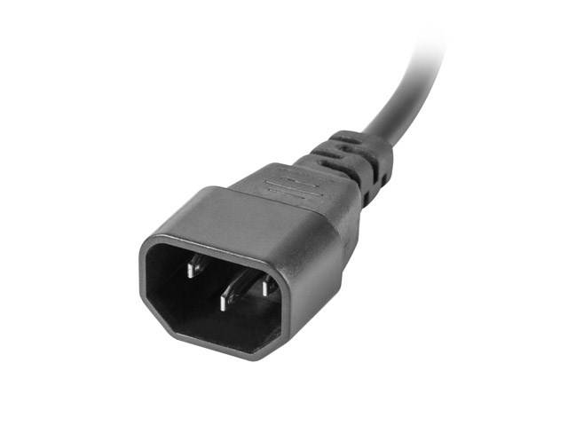 Lanberg PDU Steckdosenleiste 19 1U 7x Schuko C14 2m schw. Multimedia-Technik Steckdosenleisten