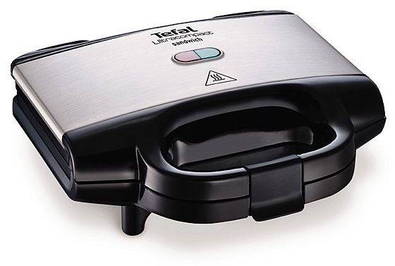 TEFAL SM1572, Schwarz, Edelstahl, Fertig, 230 x 130 mm, 700 W, Typ C, 1,3 kg