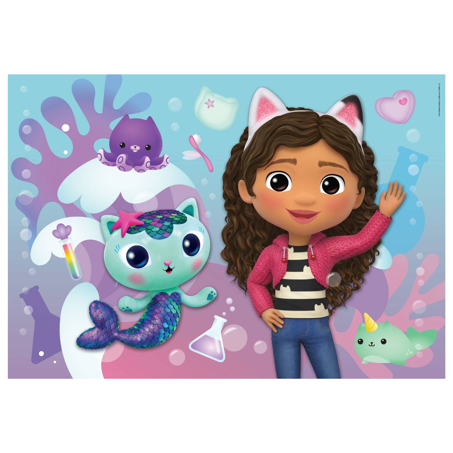 Clementoni Jigsaw Puzzle Gabbys Dollhouse, 3x48st.