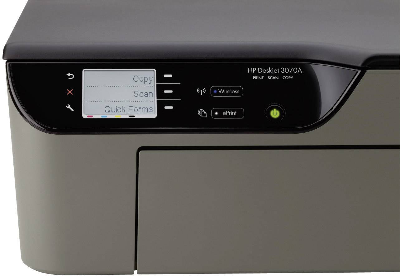 HP Deskjet 3070A e-All-in-One, Multifunktionsgerät Tinte 3in1, USB,WLAN, (Drucker,Kopierer,Scanner)