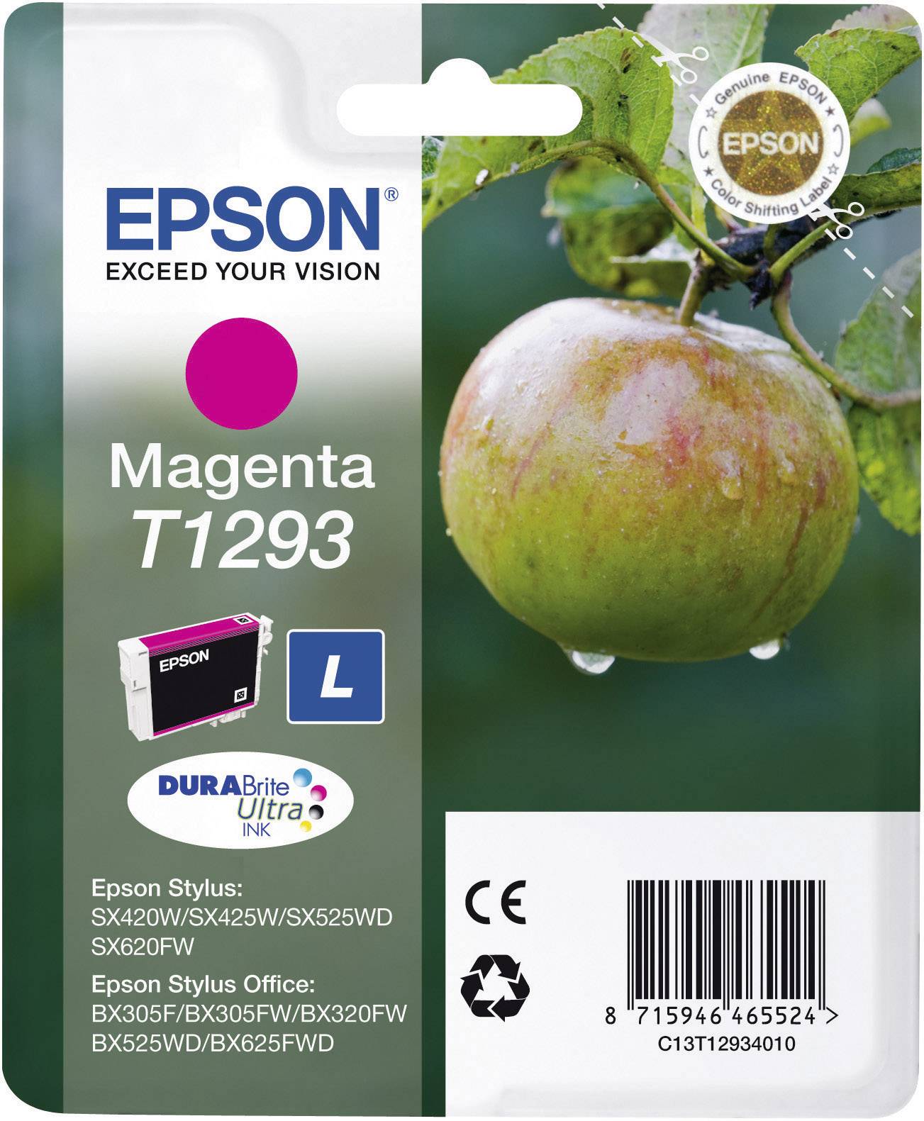 Epson Druckerpatrone T1293 Original Magenta C13T12934011