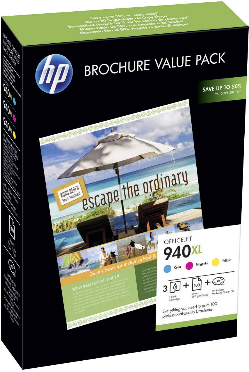 HP Druckerpatrone 940XL Original Kombi-Pack Cyan, Magenta, Gelb CG898AE