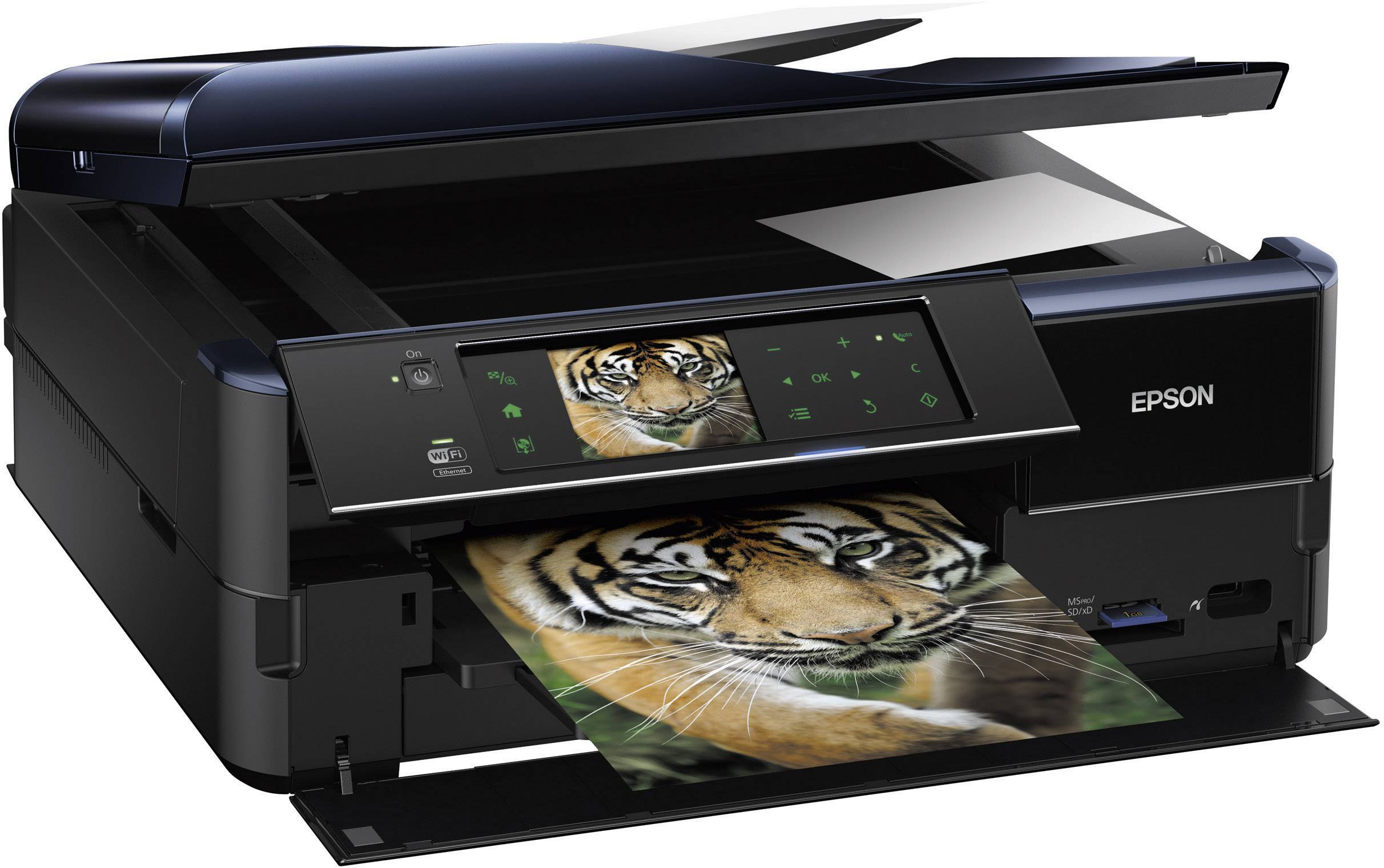 Epson Stylus Photo PX830FWD, Multifunktionsgerät Tinte 4in1, USB,LAN,WLAN,Duplex,ADF, (Drucker,Kopierer,Scanner,Fax)