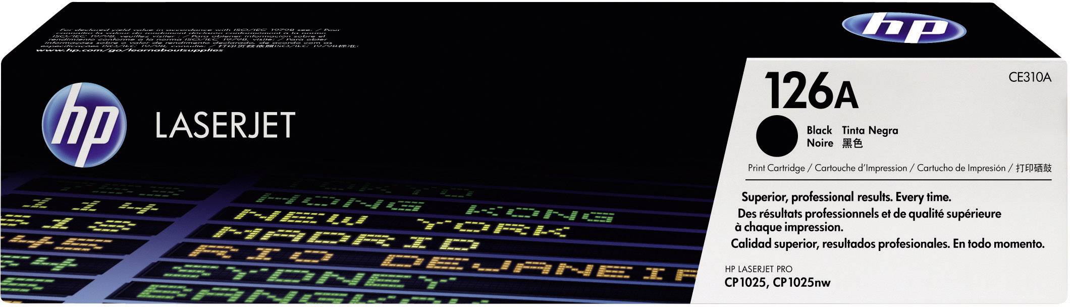 HP Toner 126A Original Schwarz 1200 Seiten CE310A