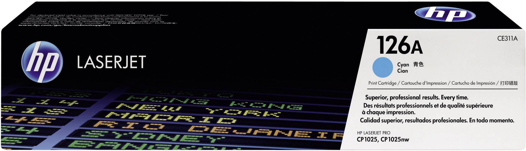 HP Toner 126A Original Cyan 1000 Seiten CE311A