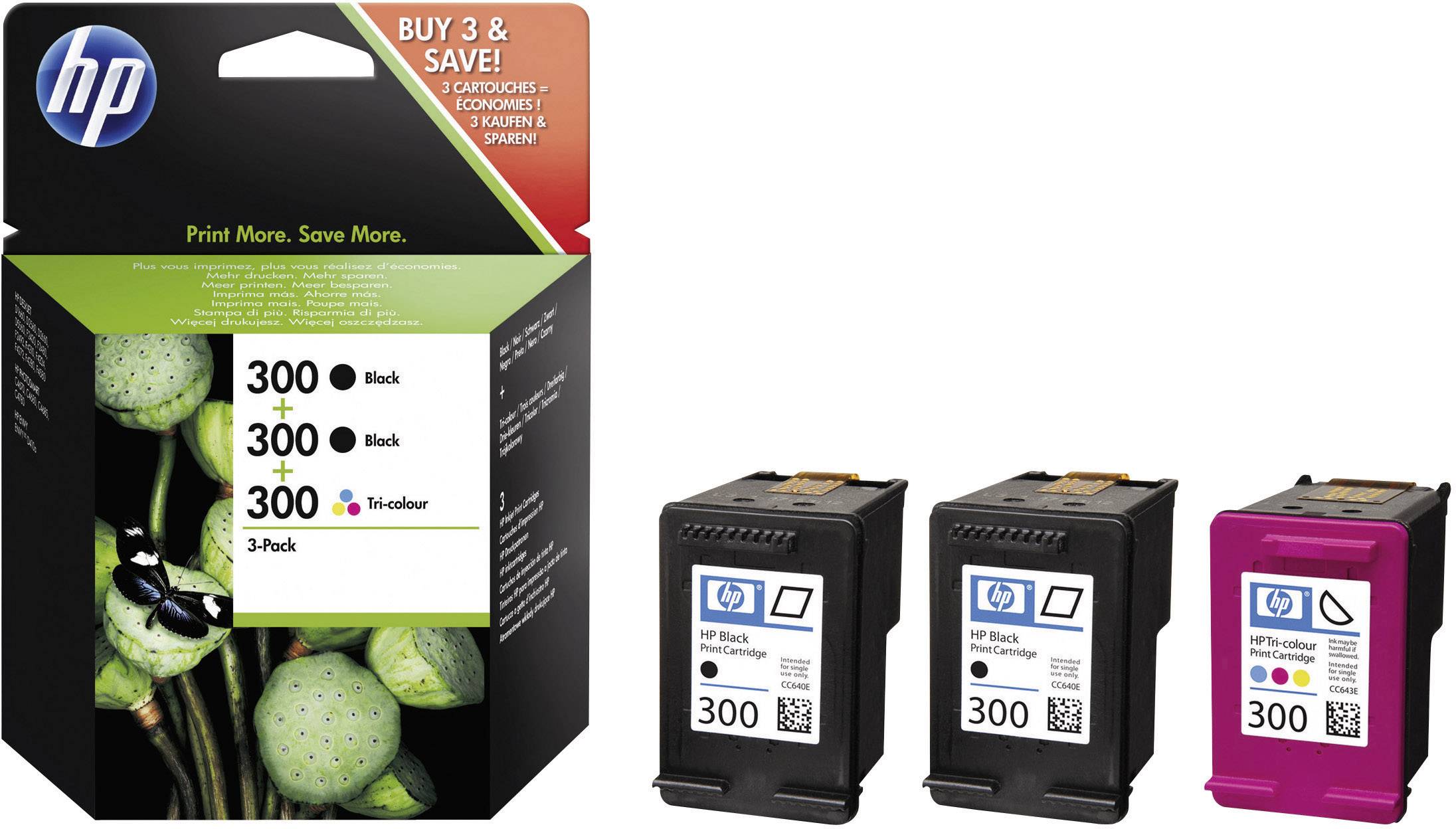HP TINTE SD518AE (300) 2XSCHW.+FARBE