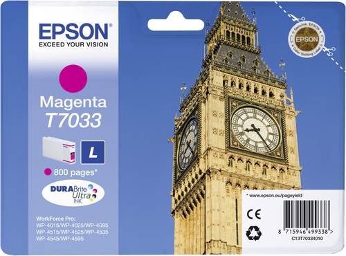 Epson Tinte T7033 Original Magenta C13T70334010