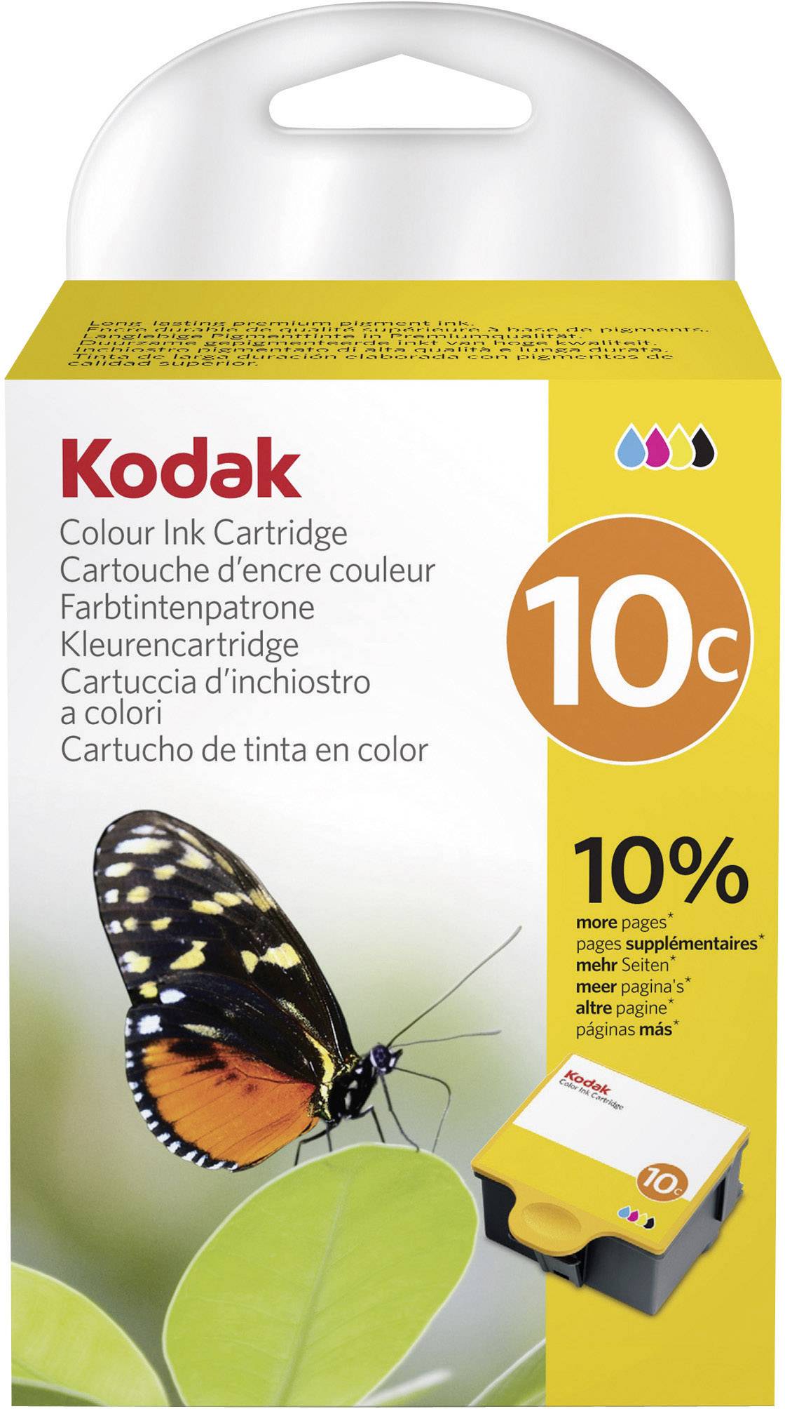 Kodak 10 Druckerpatrone Original  Cyan, Magenta, Gelb