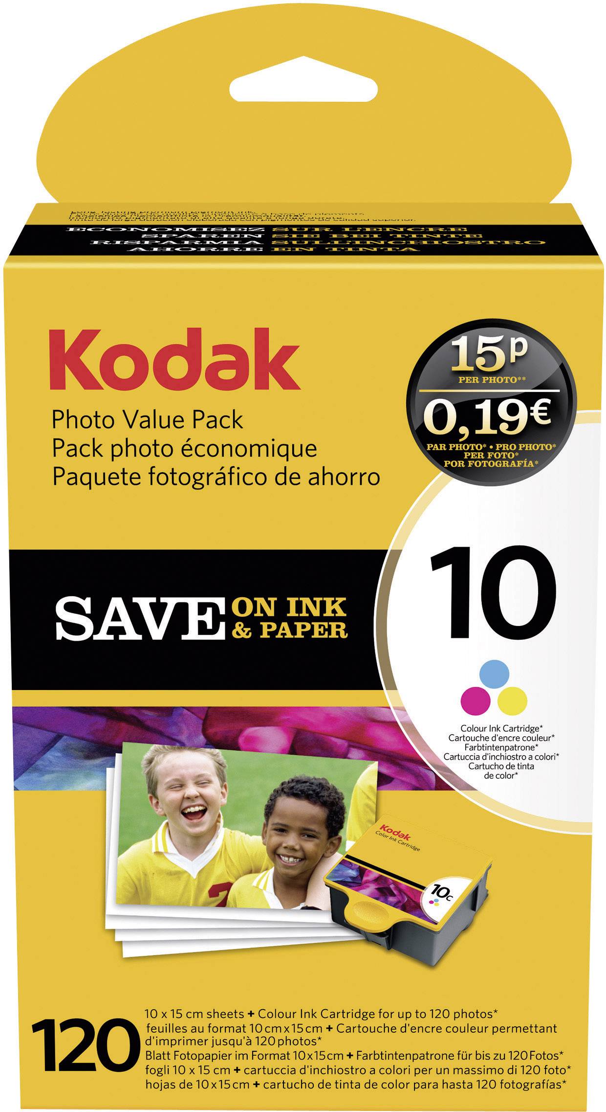 Kodak Druckerpatronen Kombipackung / Tinte 10 Photo Value Pack, , Original