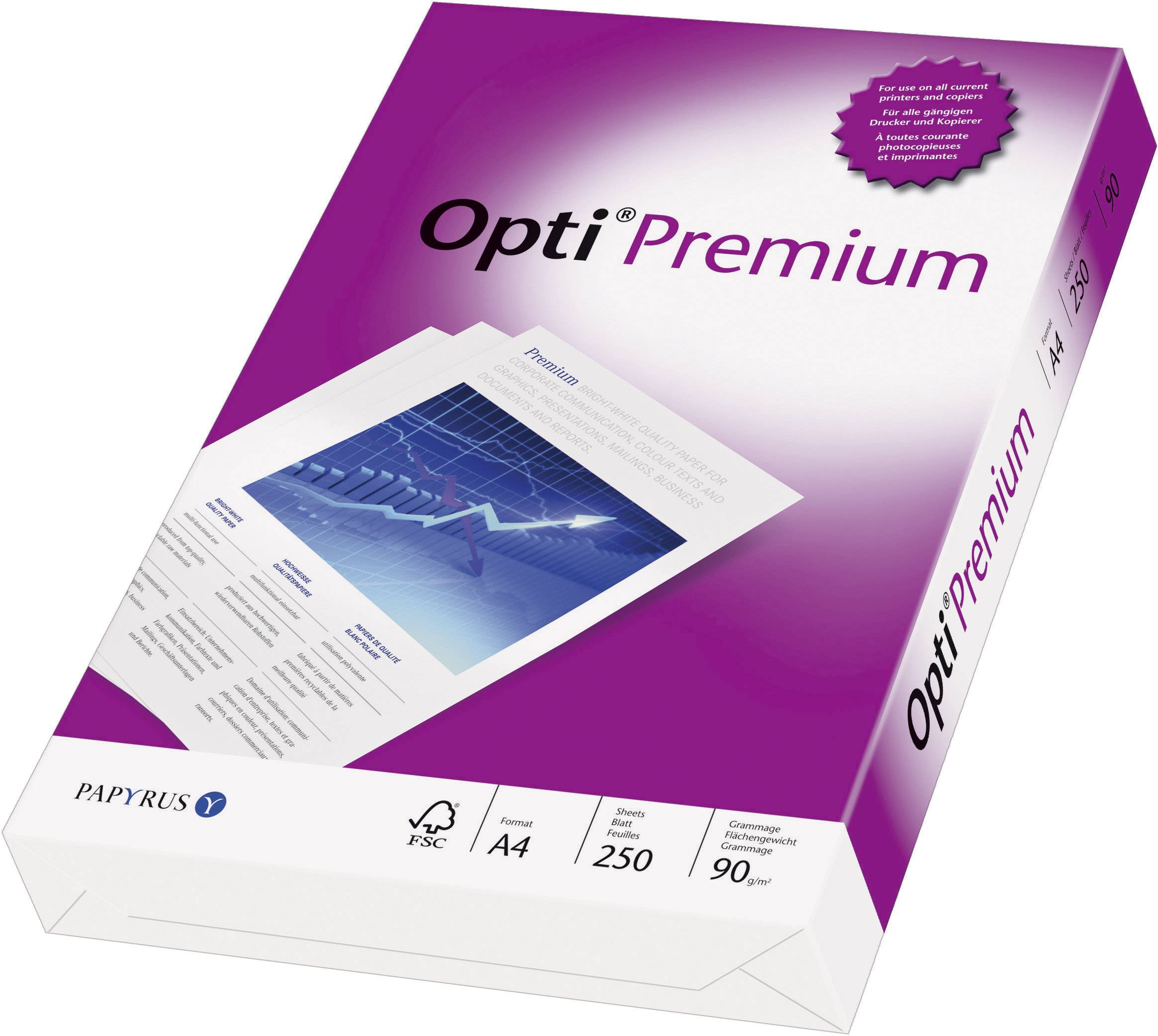 Papyrus Opti® Premium 88081821 Universal Druckerpapier DIN A4 90 g/m² 250 Blatt Weiß
