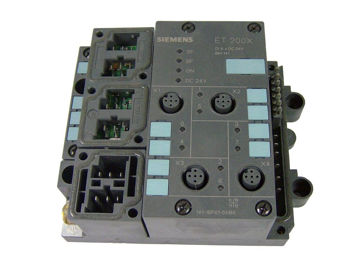 Siemens 6ES7141-1BF01-0XB0 Siemens 4025515058656 SIMATIC DP, BASIC MOD. BM141 ET 200X, 8DI 24V DC, 5-PIN M12, DOUBLE-ASS