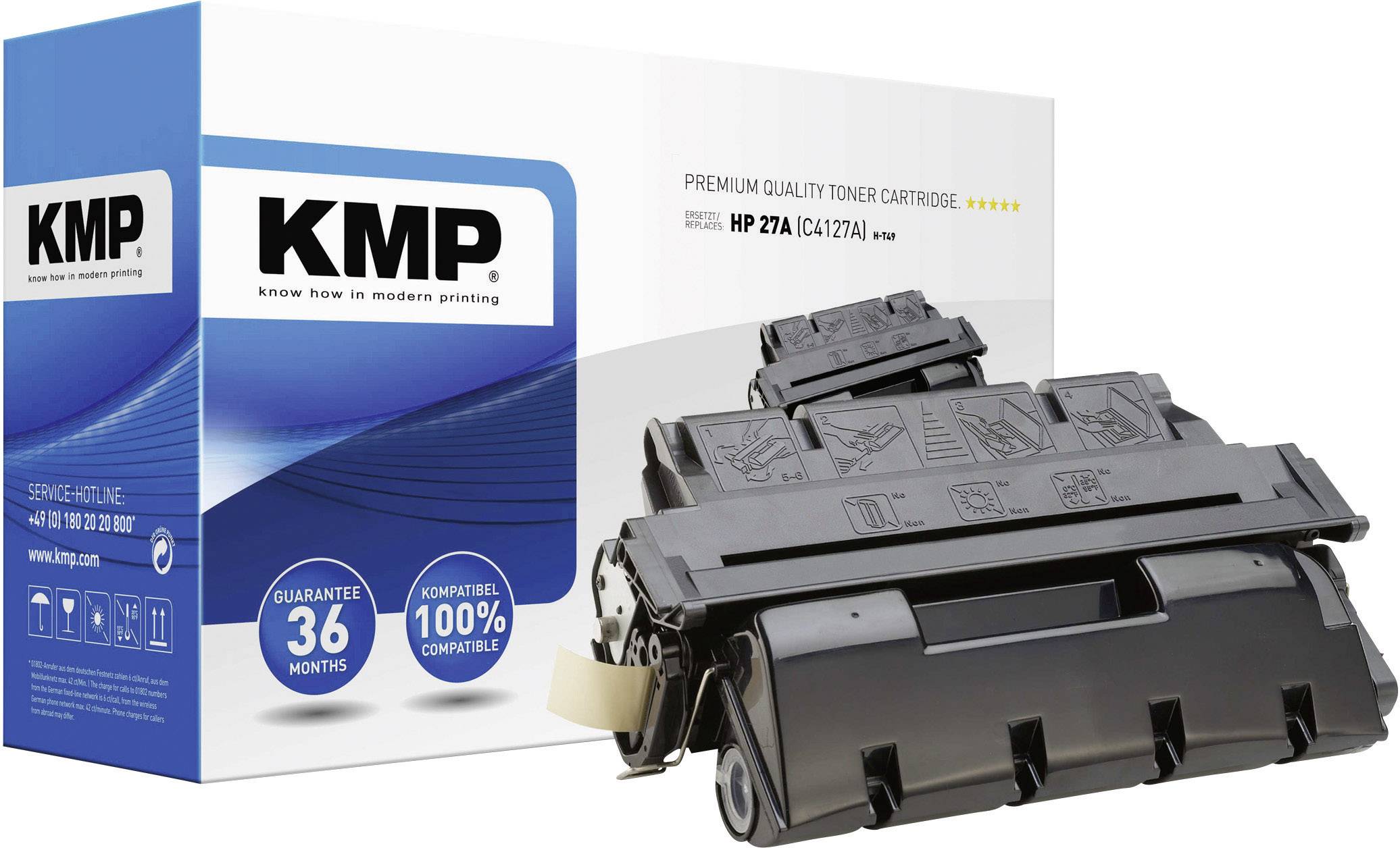 KMP H-T49 Toner ersetzt HP 27A Schwarz 18000 Seiten Kompatibel Toner
