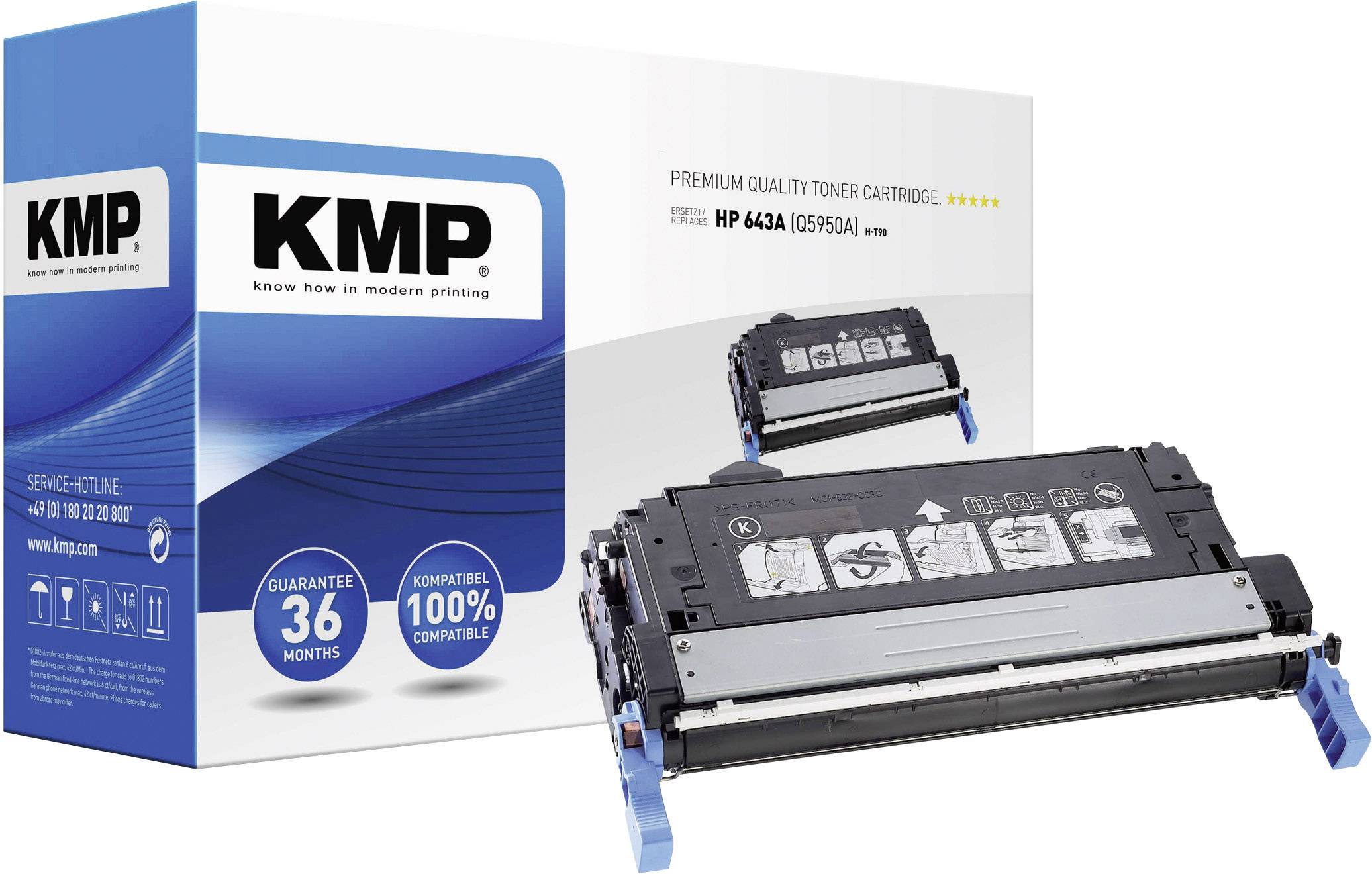 KMP Toner ersetzt HP 643A Kompatibel Schwarz 11000 Seiten H-T90 1208,0000