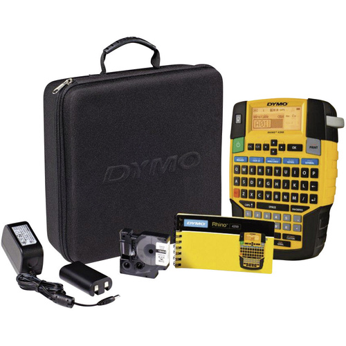 DYMO RHINO 4200 Kit Beschriftungsgerät Geeignet für Schriftband: IND 6 mm, 9 mm, 12 mm, 19mm