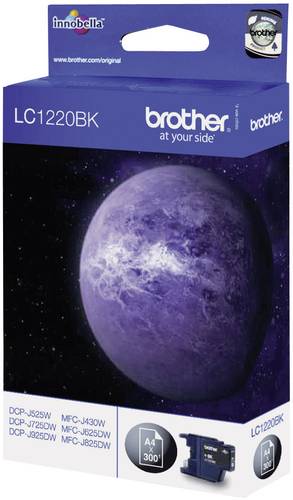 Brother Druckerpatrone LC-1220BK Original Schwarz LC1220BK