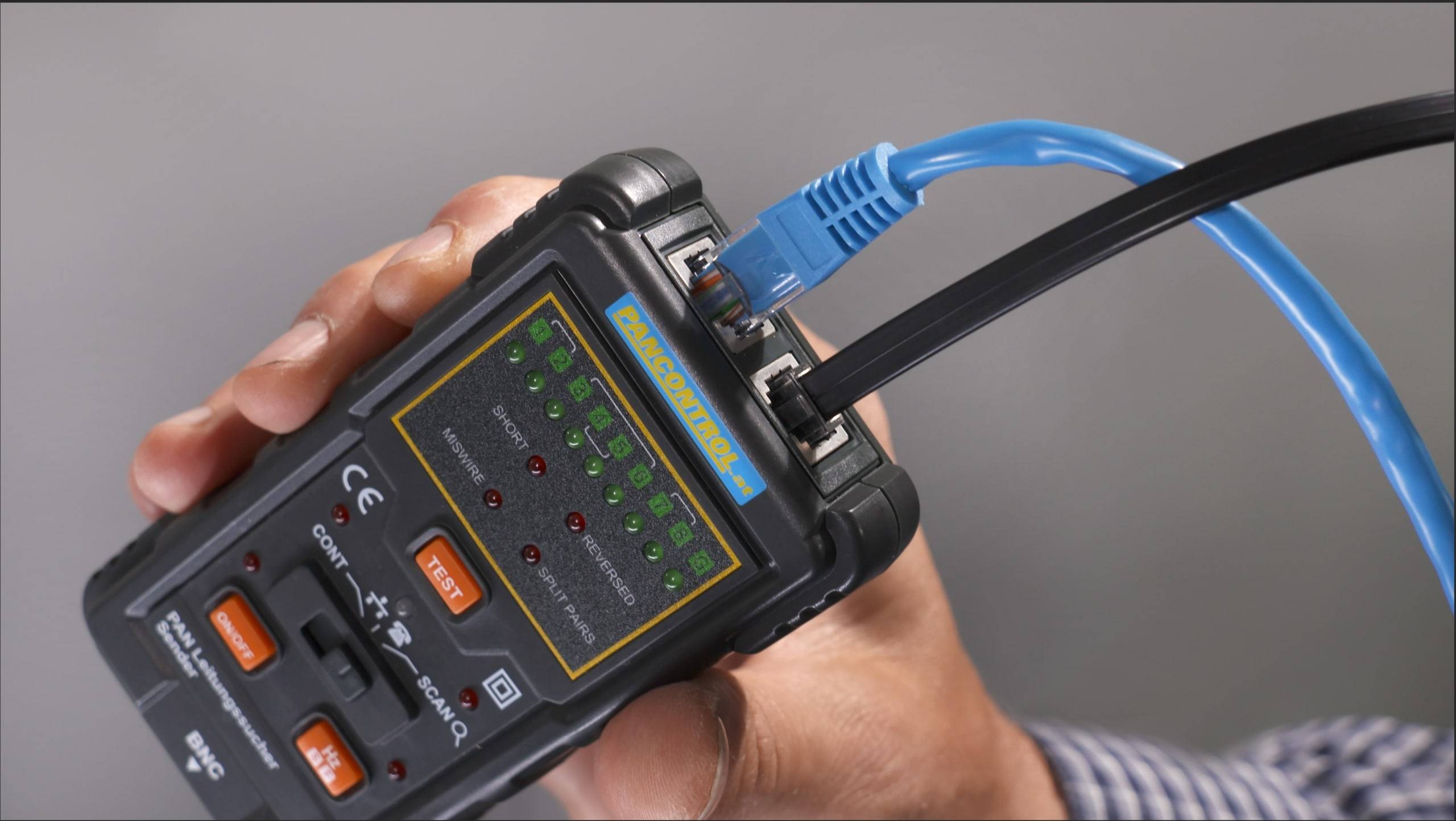 Leitungssucher und LAN-Tester, spannungsfrei, PANCONTROL