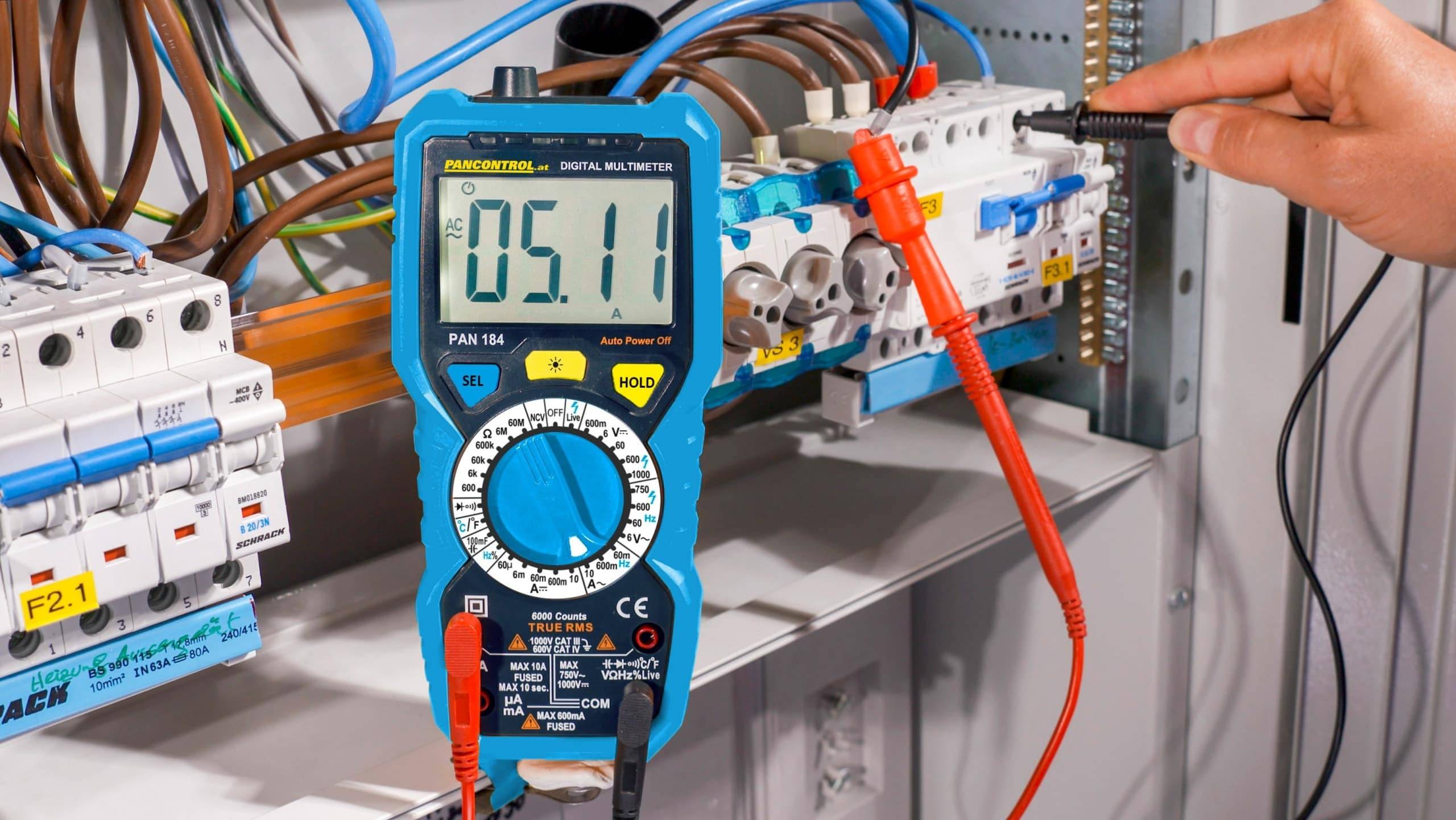 Pancontrol PAN184 | Digital-Multimeter 1000V CAT III True RMS