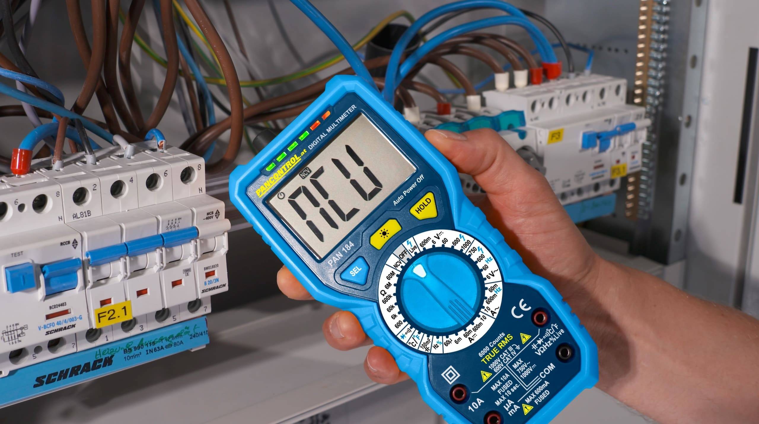 Pancontrol PAN184 | Digital-Multimeter 1000V CAT III True RMS