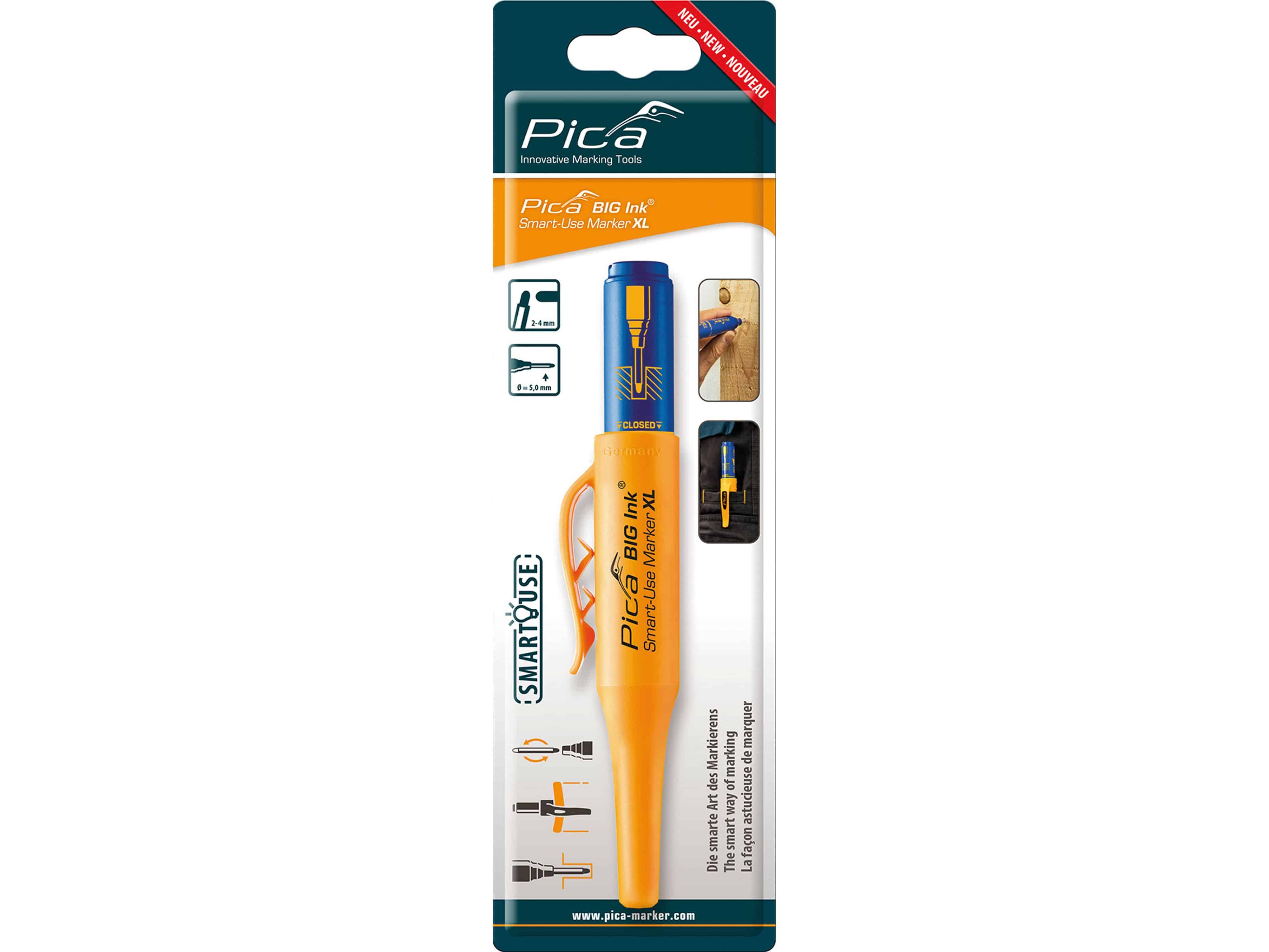 Pica BIG INK Smart-Use-Marker, blau, SB Verpackung
