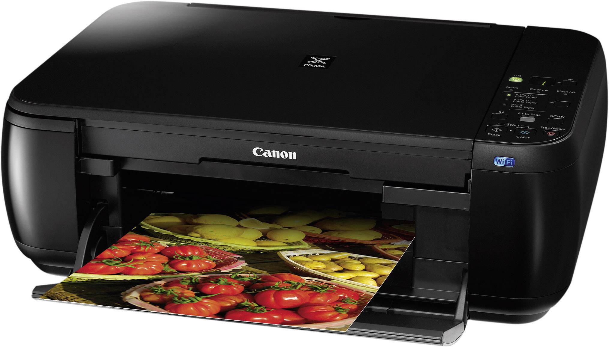 Canon PIXMA MP495, Multifunktionsgerät Tinte 3in1, USB,WLAN, (Drucker,Kopierer,Scanner)