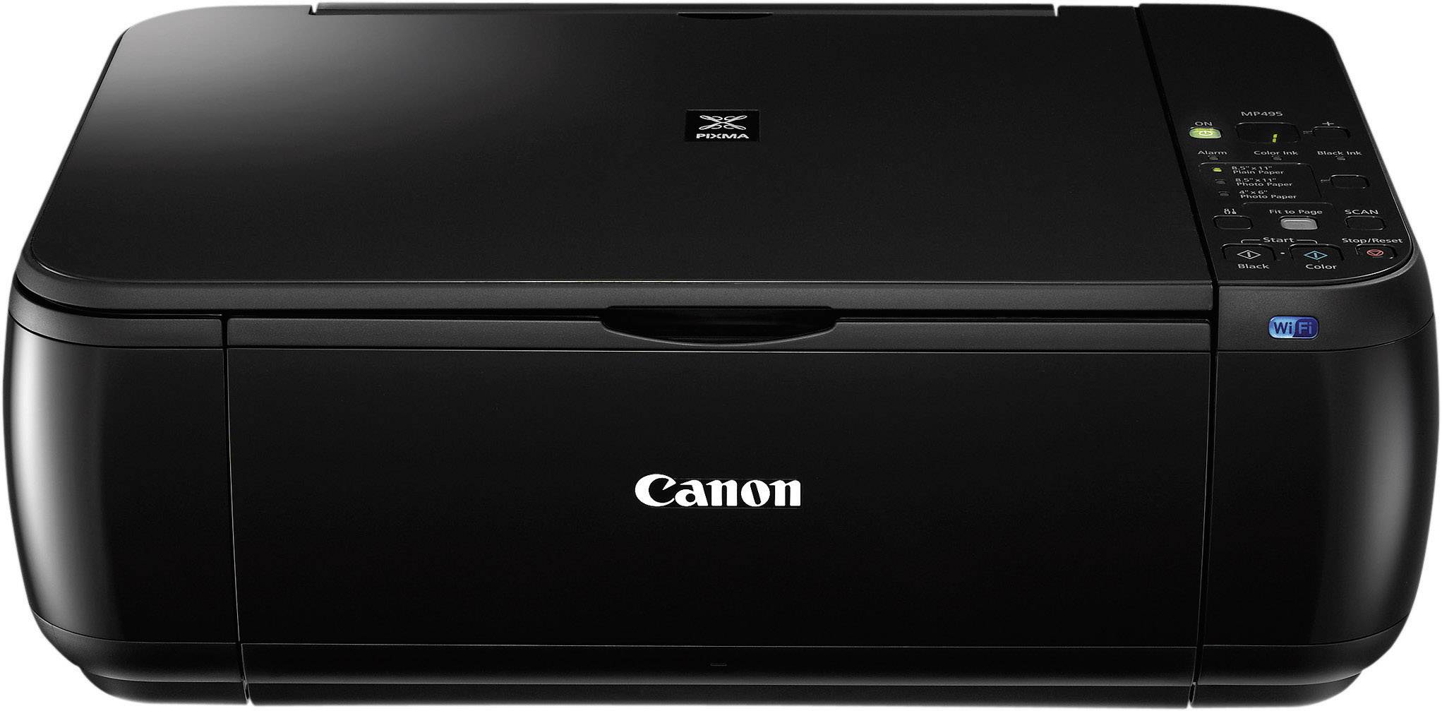 Canon PIXMA MP495, Multifunktionsgerät Tinte 3in1, USB,WLAN, (Drucker,Kopierer,Scanner)