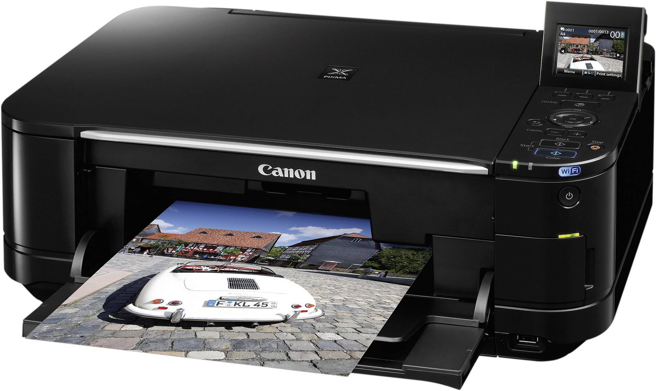 Canon PIXMA MG5250 / Multifunktionsgerät Tinte 3in1, USB,WLAN,Duplex, (Drucker,Kopierer,Scanner)