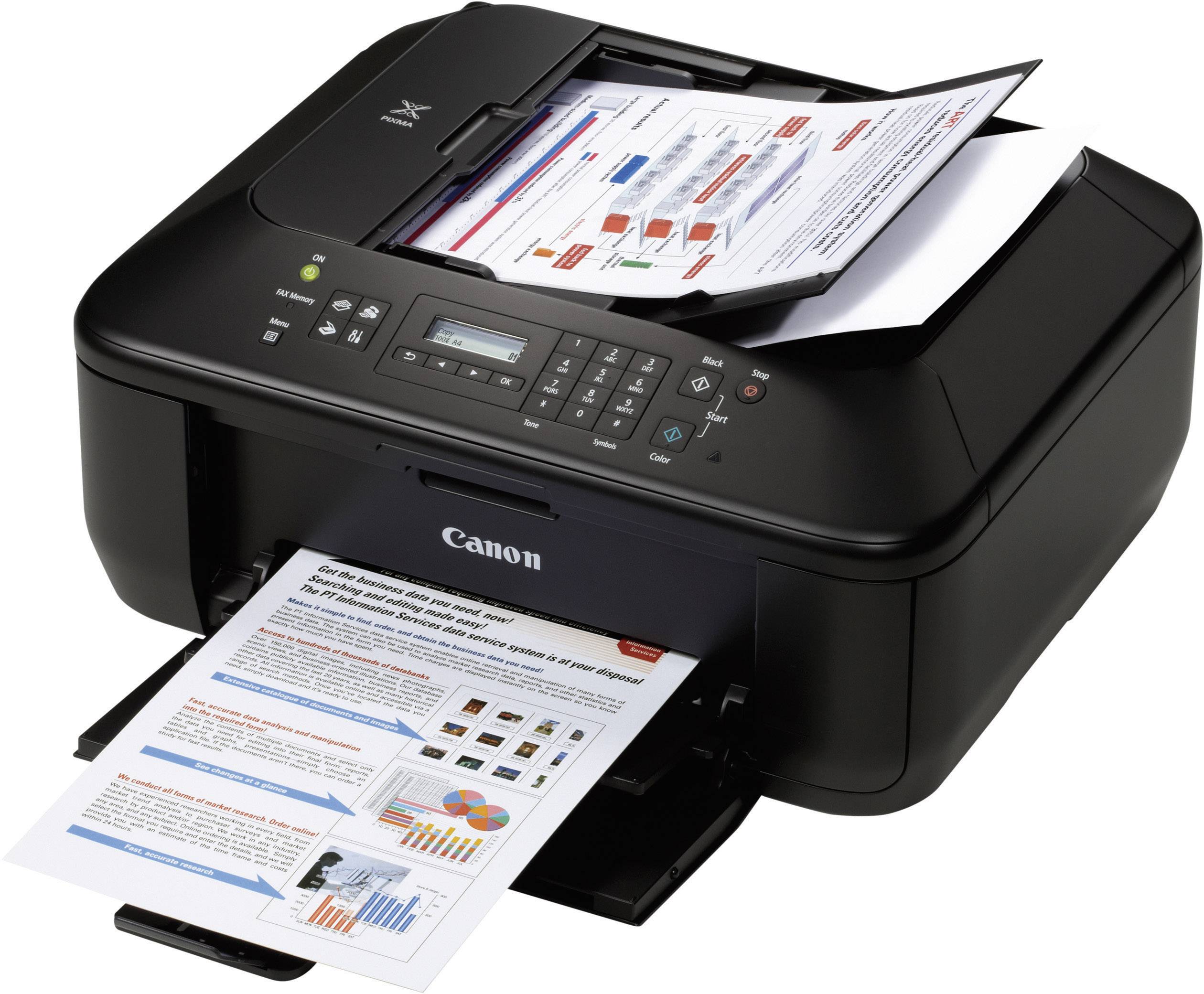 Canon PIXMA MX375, Multifunktionsgerät Tinte 4in1, USB,ADF, (Drucker,Kopierer,Scanner,Fax)