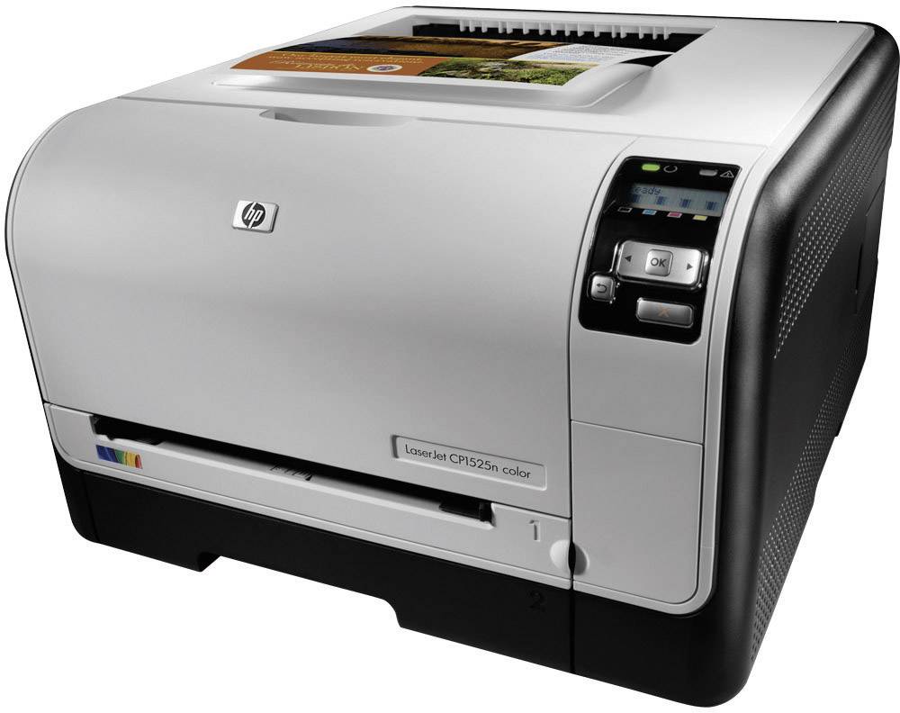 HP Color Laserjet Pro CP1525NW, Farblaserdrucker, A4, USB,LAN,WLAN, 600 x 600 dpi, Max. 12 S./min (S/W); 8 S./min (Farbe)