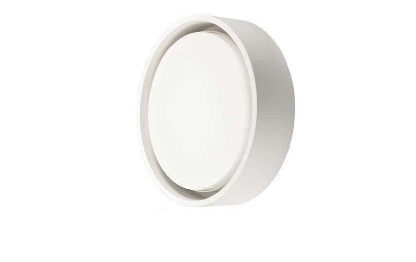 SG LIGHTING LED-Anbauleuchte 7W FRAME 3000K A++ mt 670lm ws Konv IP66 Ø270mm Kst_opal