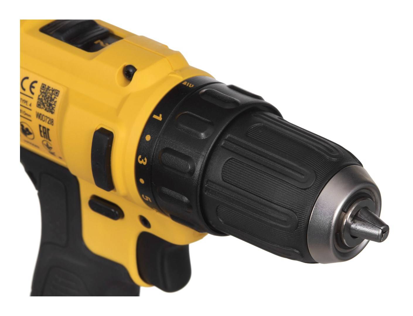 DeWALT DCD710D2-QW Akku-Bohrschrauber, 180 Watt, 10,8V, max. Bohrleistung 20/10 mm, im Koffer, 2x 2 Ah Akkus