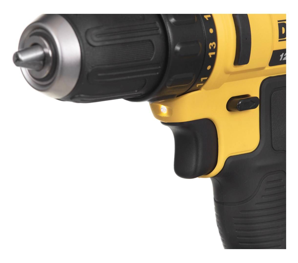 DeWALT DCD710D2-QW Akku-Bohrschrauber, 180 Watt, 10,8V, max. Bohrleistung 20/10 mm, im Koffer, 2x 2 Ah Akkus