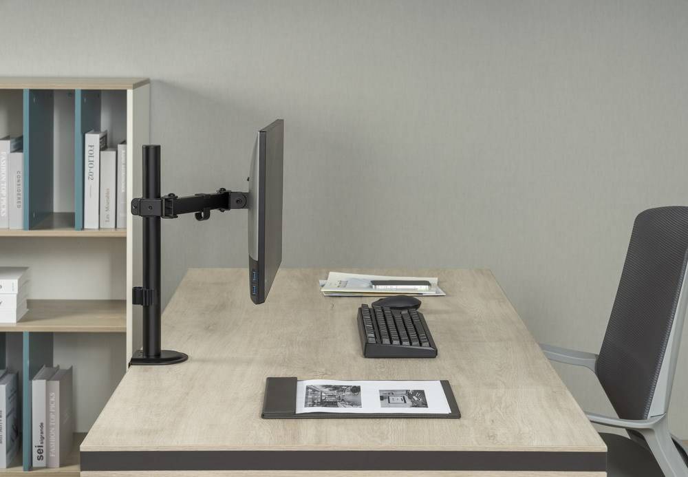 Gembird MA-D1-03, 9 kg, 43,2 cm (17""), 81,3 cm (32""), 75 x 75 mm, 100 x 100 mm, Schwarz